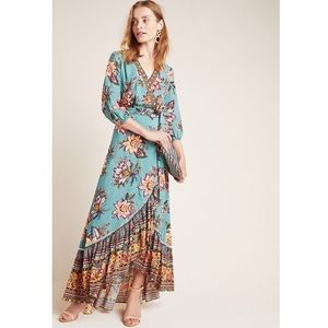 NWT Farm Rio Anthropologie Viera Wrap Dress